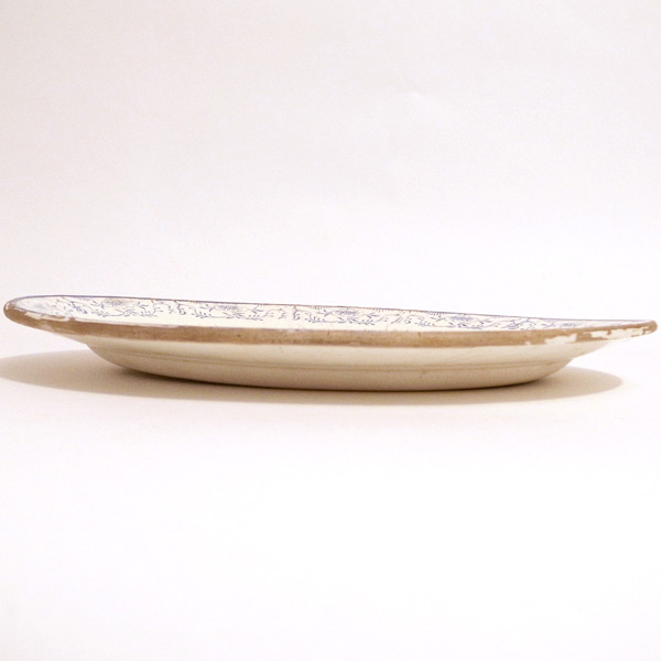 アンティーク ジノリ | RICHARD GINORI(リチャードジノリ)のMondovi窯 | 絵柄のオーバル皿-横から