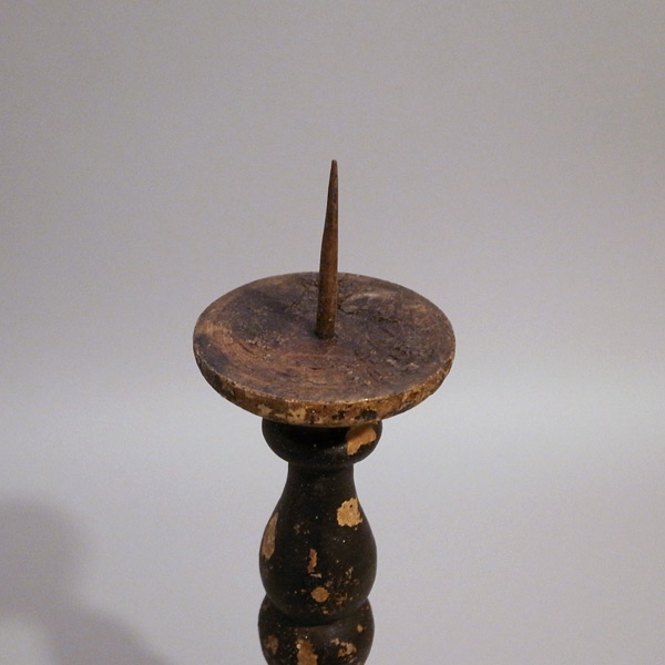 17世紀の木製燭台-ディティール4