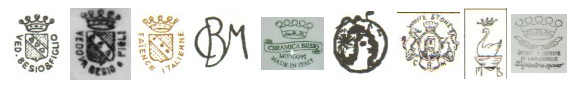 Vedova Besio & Figlioのスタンプマーク各種 stamp marks| 刻印