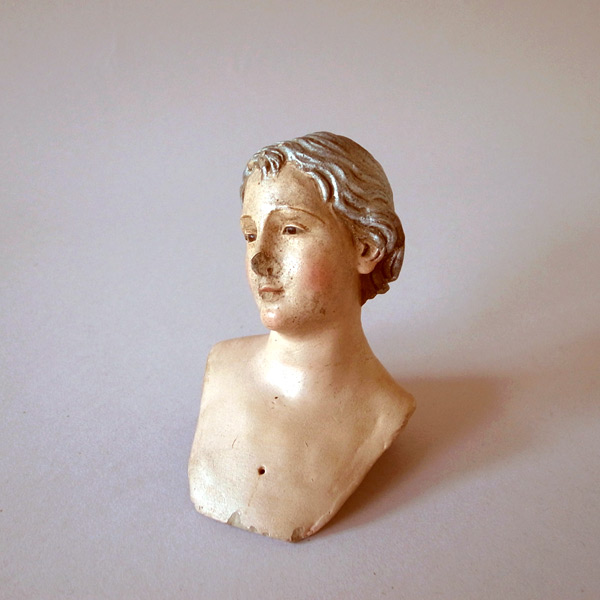 18世紀ナポリの女性人形-全体角度別右側