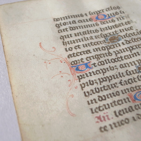 15世紀時祷書-反対面装飾詳細